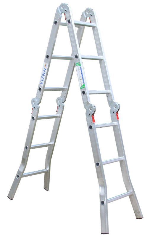 Thang nhôm gấp khúc nikita