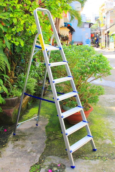 Thang ghế nhôm tay vịn NIKITA