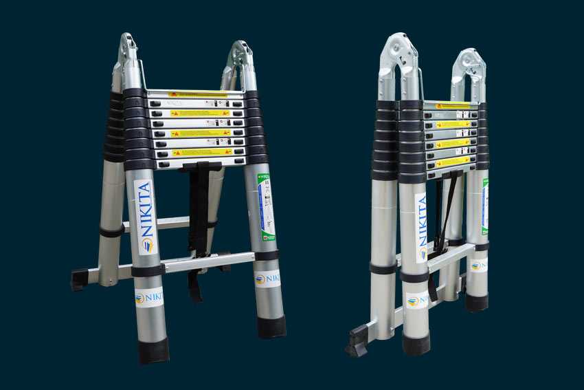 Thang nhôm rút đôi đa năng NIKITA