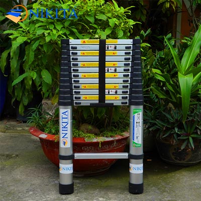 Thang nhôm rút đơn NIKITA R38