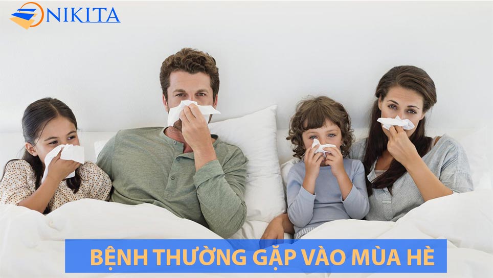 Bệnh thường gặp vào mùa hè