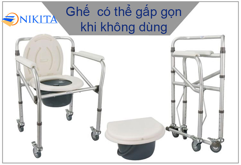 8 lý do nên mua ghế vệ sinh có bánh xe