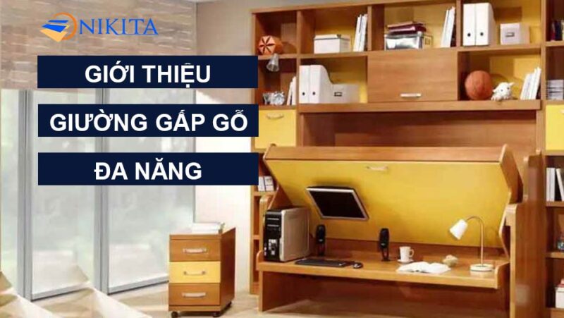 7 mẫu giường gấp gỗ đa năng cho căn phòng hiện đại