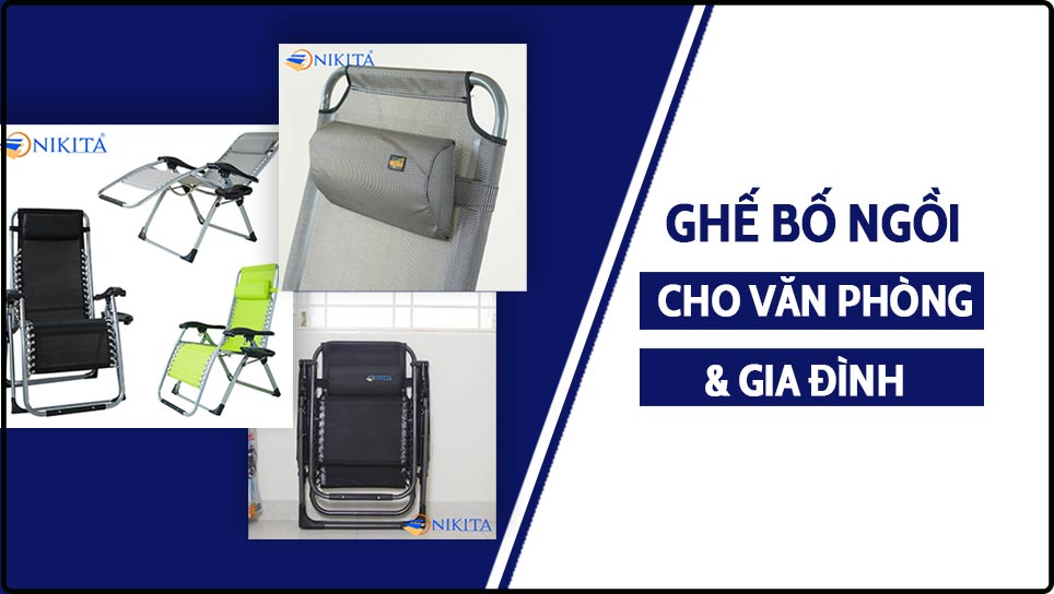Ghế bố ngồi có gối cho văn phòng và gia đình