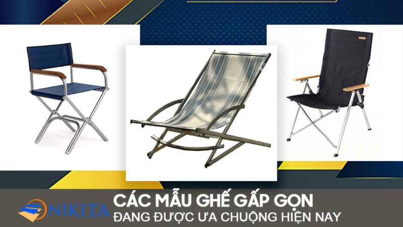 6 mẫu ghế gấp gọn đang được yêu thích hiện nay
