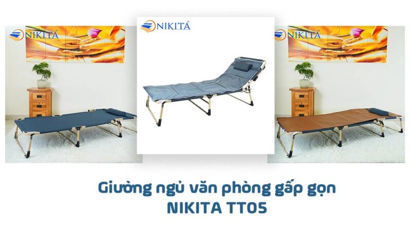 Giường ngủ văn phòng gấp gọn NIKITA TT05 - Nhỏ gọn - Đa năng - Tiện lợi