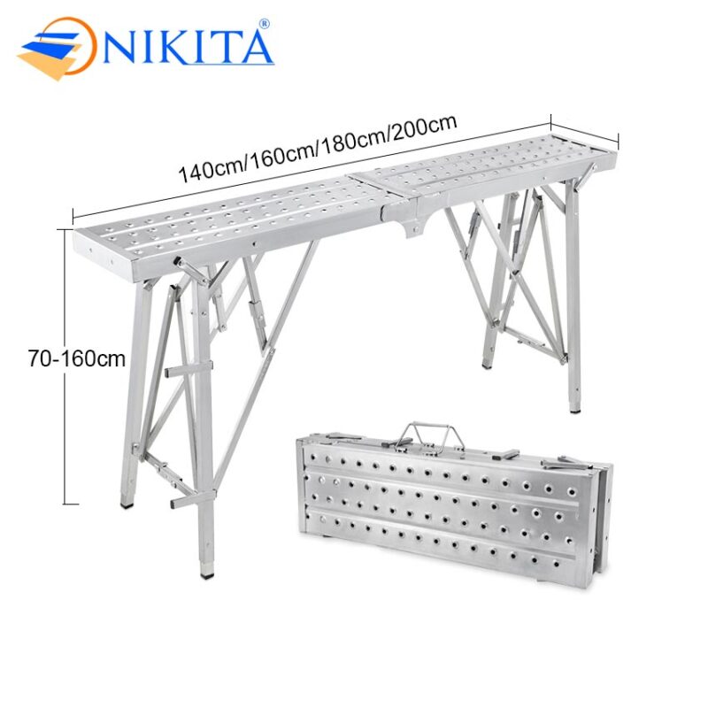 Thang giàn giáo NIKITA MD02 có thể gấp cực kỳ gọn