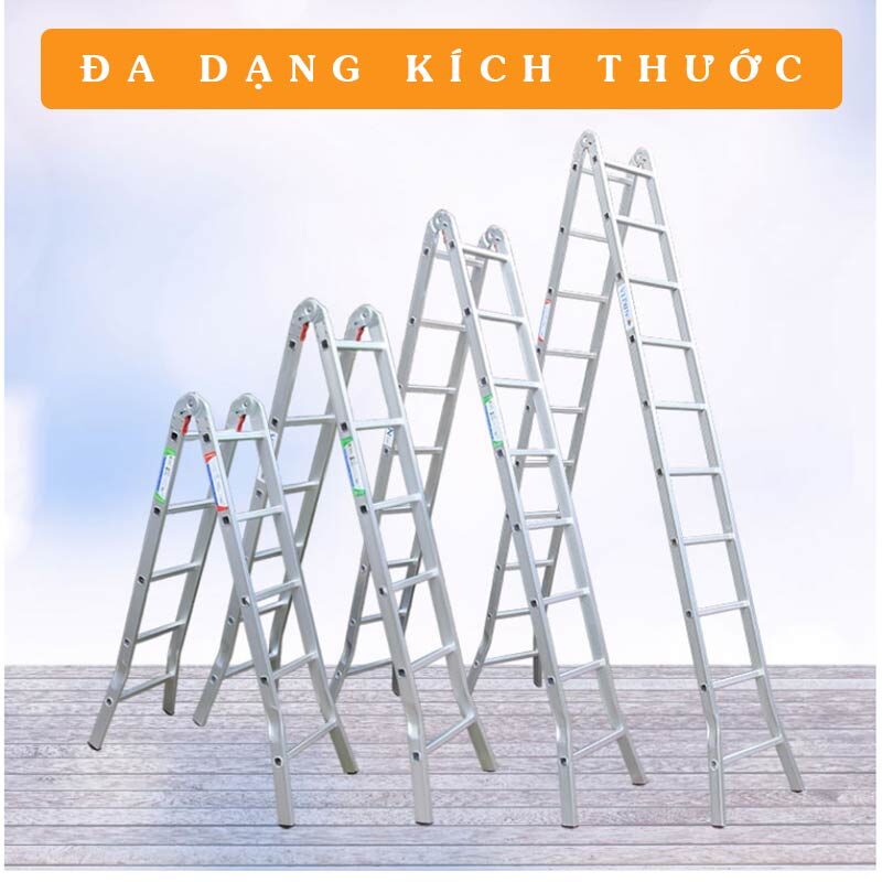 Thang nhôm chữ A có nhiều mẫu khác nhau