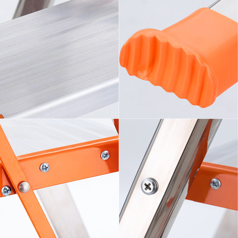 Chân thang được thiết kế chống trơn trượt