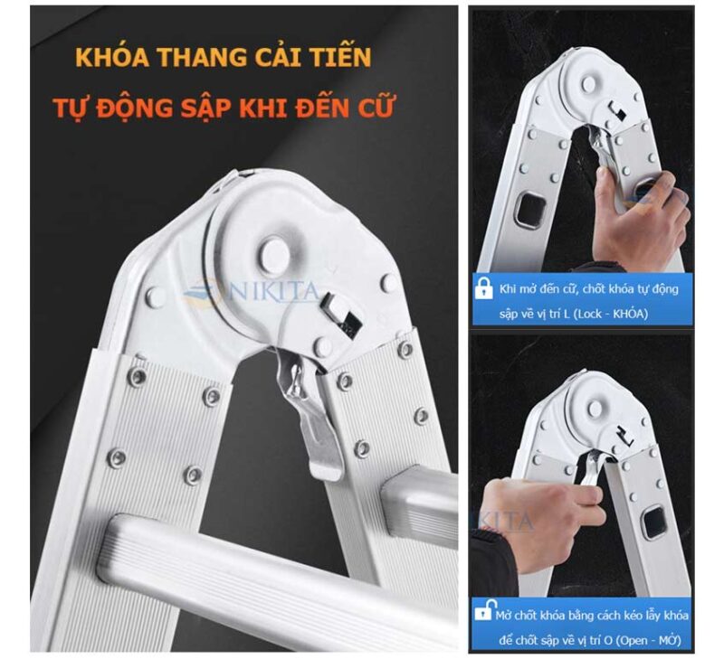 Khoá thang chữ A NIKITA