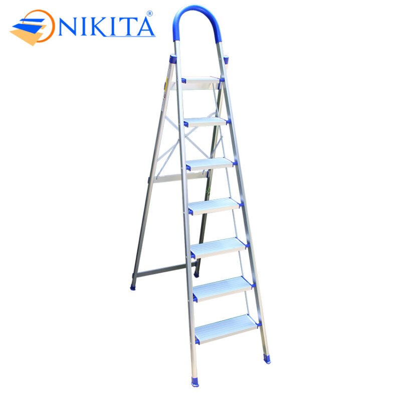 Thang nhôm ghế Nikita DL07 - Thang tay vịn nhỏ gọn