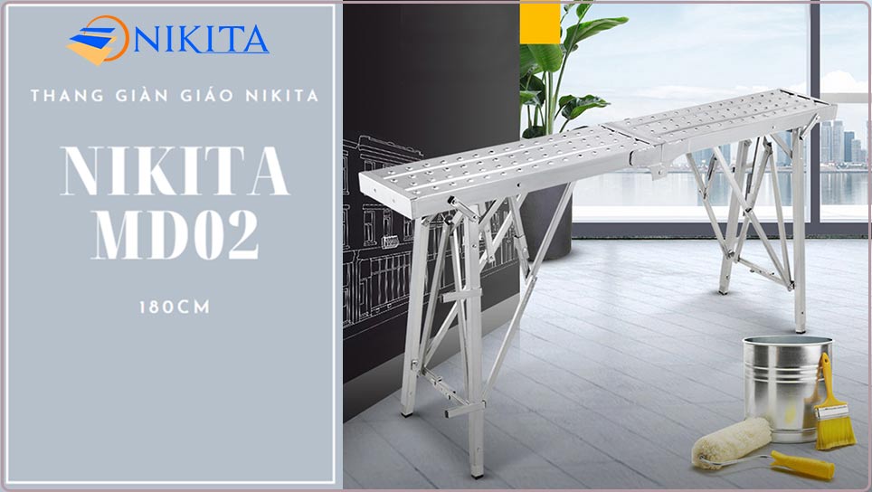 Thang giàn giáo NIKITA MD02 180 - Thang giàn giáo 1m8