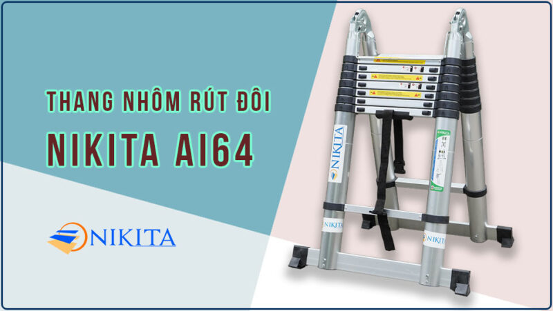 Thang nhôm rút đôi NIKITA AI64