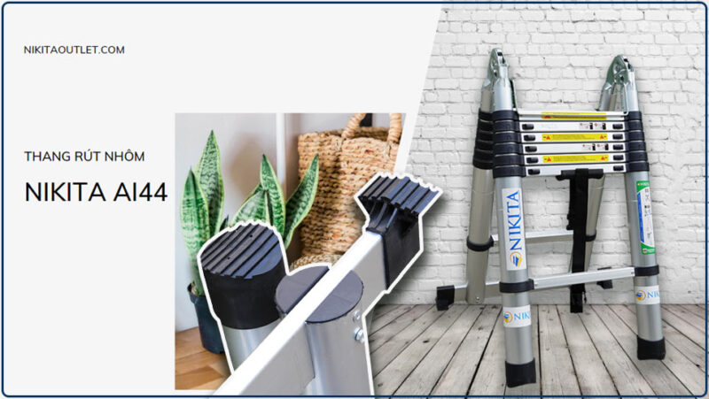 Thang rút nhôm Nikita AI44 - Thang rút đa năng NIKITA