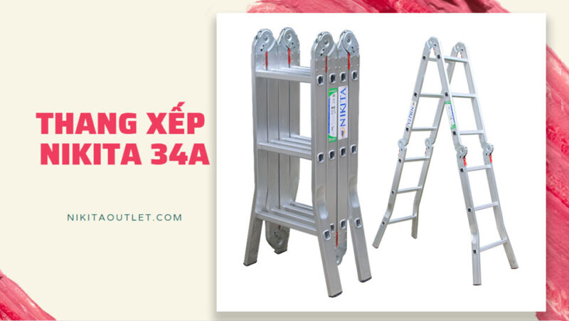 Thang xếp Nikita 34A, nhỏ gọn và linh hoạt