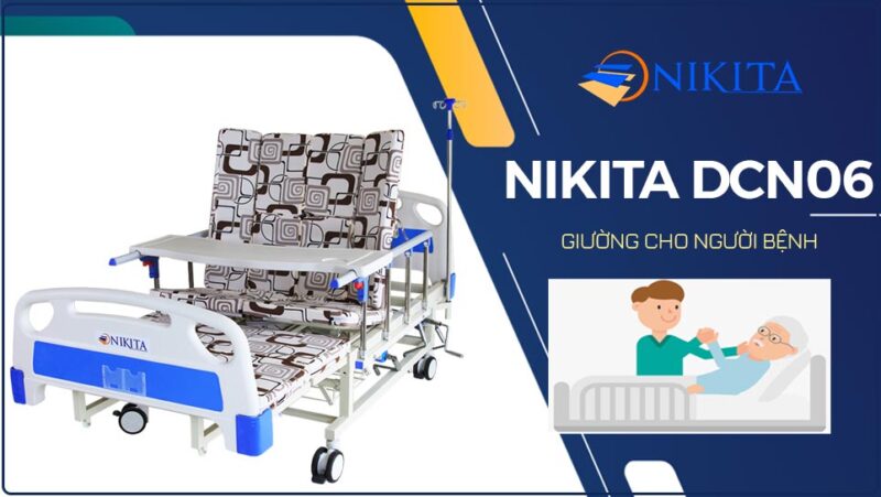 Giường cho người bệnh chăm sóc bệnh nhân nằm một chỗ Nikita DCN06