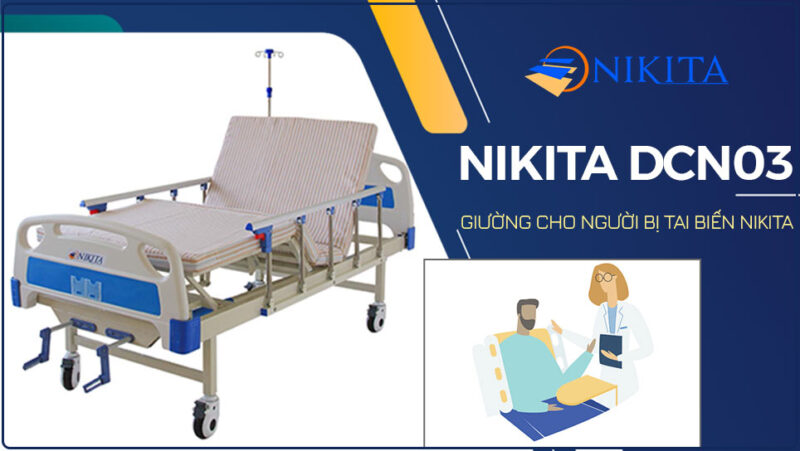 Giường cho người bị tai biến Nikita DCN03 có chức năng gì?