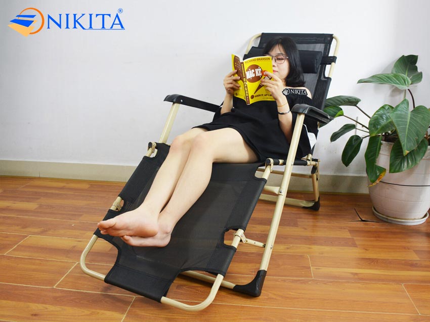 Ghế gấp văn phòng vừa ngồi vừa nằm NIKITA 138L Ghế gấp văn phòng NIKITA 138L